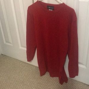 Red Sag Harbor Sweater,  Size Medium.
